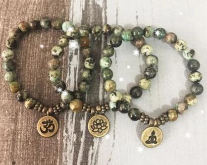 108 powder crystal bracelets, necklace lotus pendant bracelet Buddha bead necklace m3331299