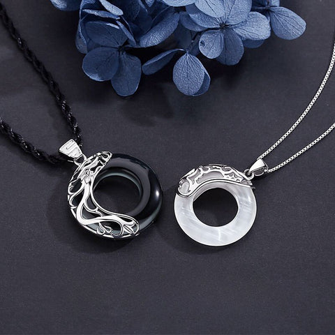 Sun, Moon and Stars Necklace Simple Retro Pendant m3331241