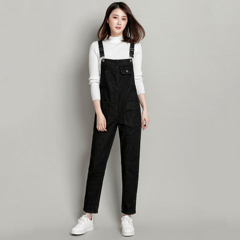 Denim overalls women's large size m303316