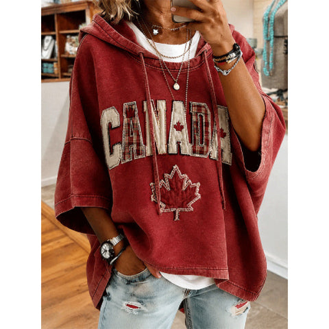 Sweat à capuche imprimé Coupe du monde m302999