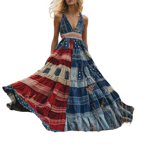 Women's trendy brand loose floral element casual dress m302069