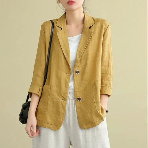 Loose literary and versatile long-sleeved casual temperament sunscreen clothes for women m302814