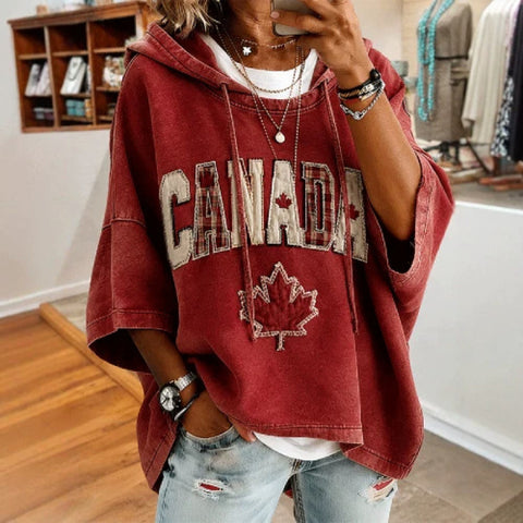 Sweat à capuche imprimé Coupe du monde m302999