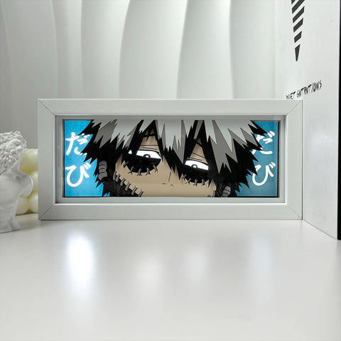 My Hero Academia dabi Paper Carving Lamp Photo Frame