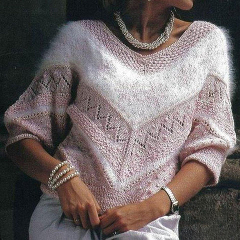 Women's V-neck hoodie top with coarse needle digital printing m302078