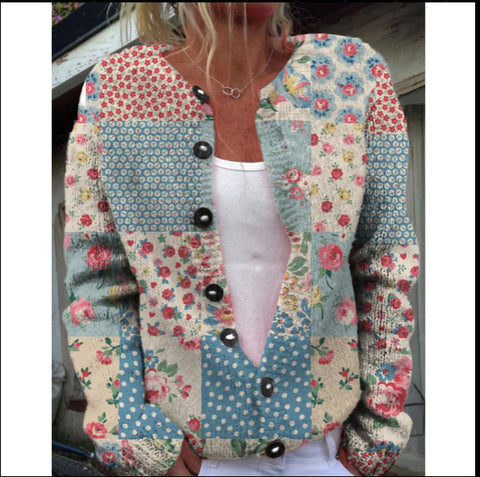 New 3D digital printing cardigan jacket women's clothing m301669