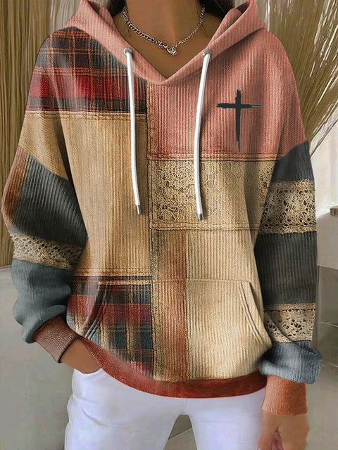 Ladies hooded sweater m302225