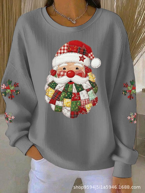 Autumn and winter top women's crew neck sweater m302181