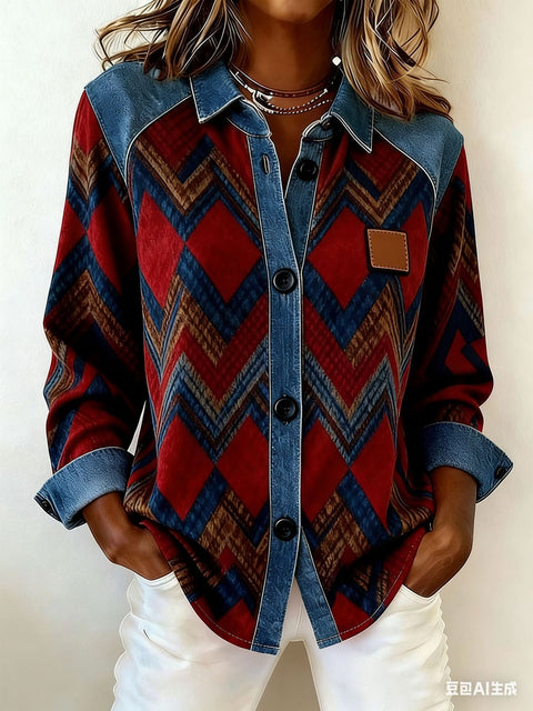 Gilet à capuche 3D numérique pour femmes m303203