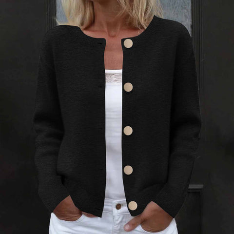 Long Sleeve Women's Button Sweater Cardigan m302021