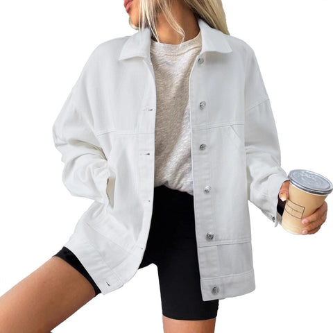 Loose spring and autumn denim jacket m303102