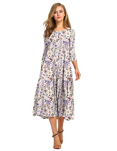 Autumn and winter dress solid color fashion big swing dress m302776