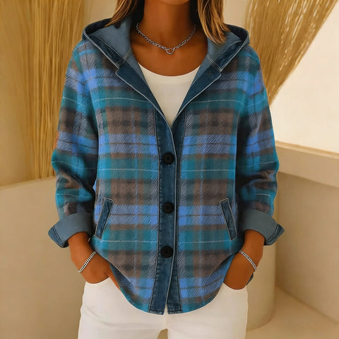 Gilet à capuche 3D numérique pour femmes m303203