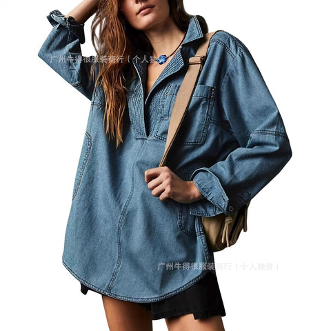 Denim jacket long sleeve jacket m303255