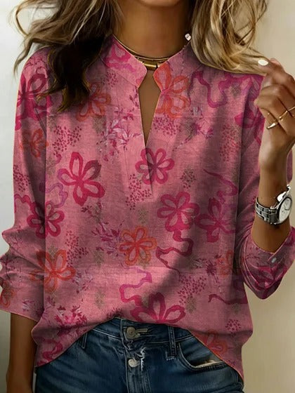 Loose casual long-sleeved top spring and autumn versatile commuter m302798