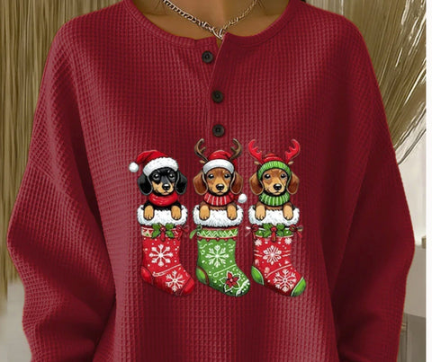 New retro 3D digital printing three-button stand-up collar Polo sweater m302116