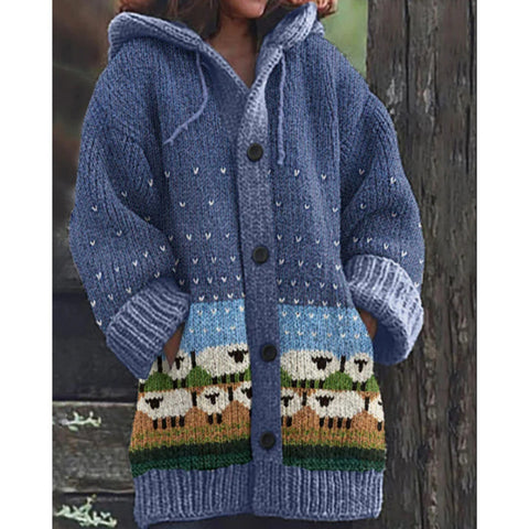 New Halloween Animal 3D Printed Casual Hooded Cloak Jacket m301664