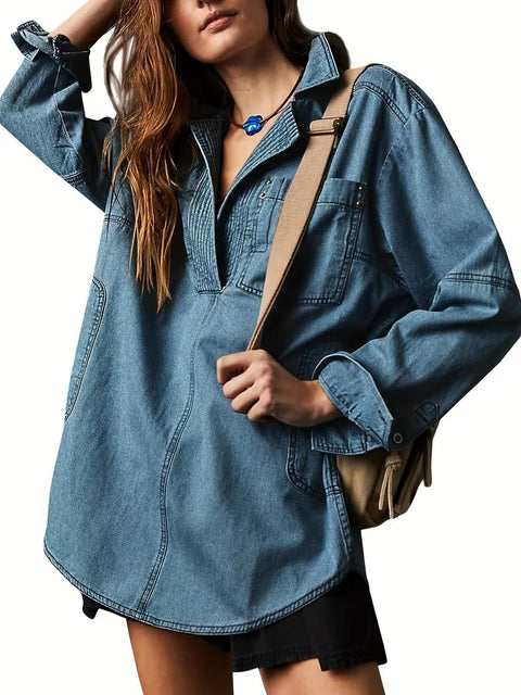 Denim jacket long sleeve jacket m303255