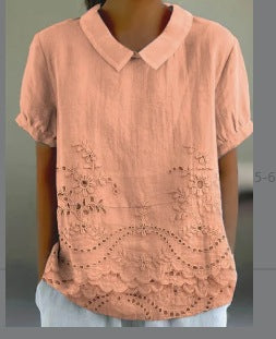 Summer wind short-sleeved printed pullover m301619