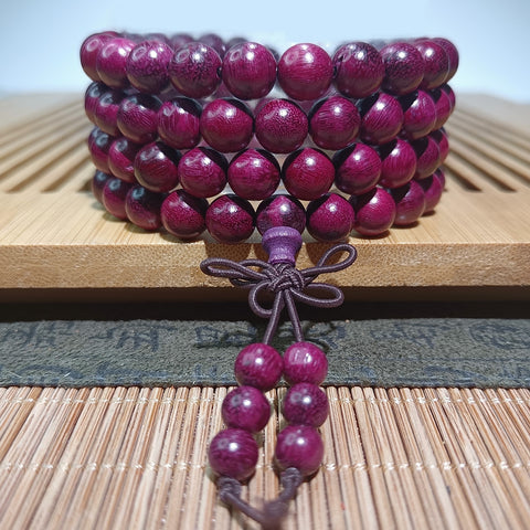 Guofeng 108 bracelets, sandalwood bead bracelets, various handheld Chinese knot rosary beads m3331293