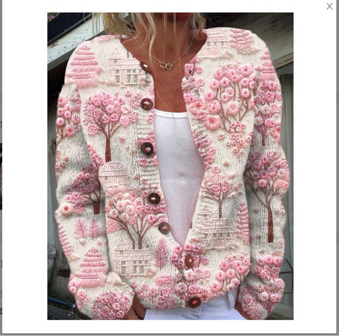 New 3D digital printing cardigan jacket women's clothing m301669
