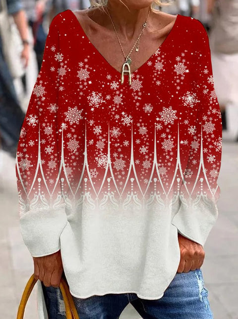 Large size split love dog 3D printing urban casual women's long T-shirt m301662