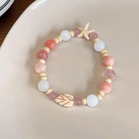Chinese ceramic beaded bracelet femininity sweet and cute girl bracelet m3331322