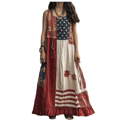 Women's trendy brand loose floral element casual dress m302069