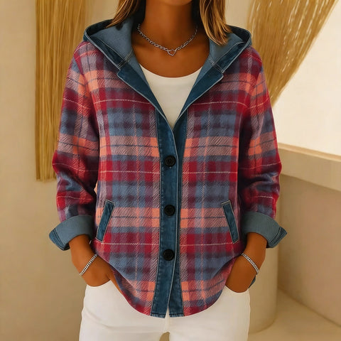 Gilet à capuche 3D numérique pour femmes m303203