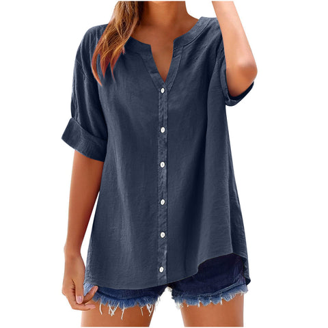 Summer shirt loose top still versatile m301355