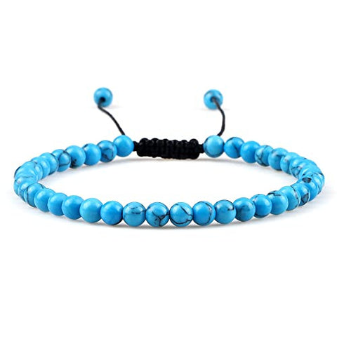 Black Gallstone Elastic Bracelet Skull Pendant Natural Turquoise Tiger Eye Tassel Crystal Volcanic Stone Beaded Bracelet m3331320