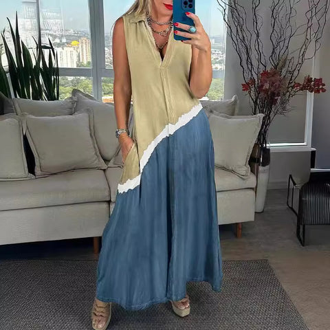 Fashion explosion V-neck printing dress m301904