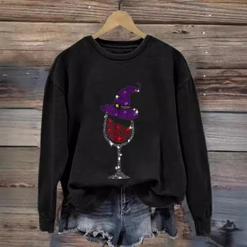 Casual floral 3D printed crew neck sweater m302127