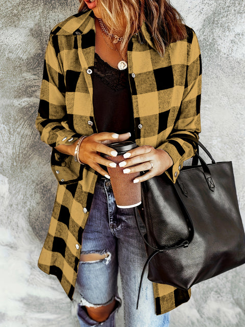 Spring new European and American striped polished button-up shirt women's m301943