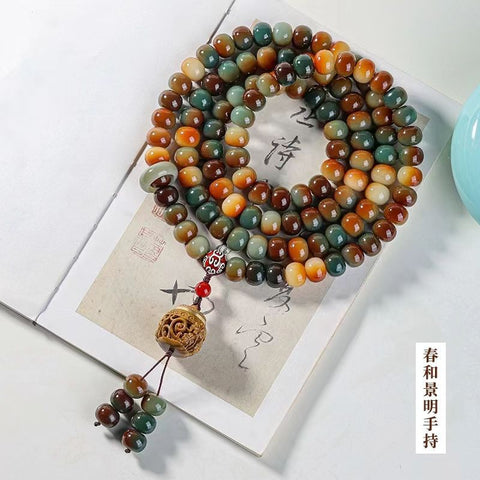 Dunhuang Wentian Bracelet 108 First-class National Treasure Bodhi Handheld Rosary Bead Buddha Bead Bracelet m3331307