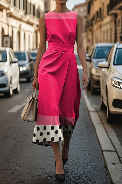 Floral Ocean Timeless Elegant Dress Sleeveless M302750-2