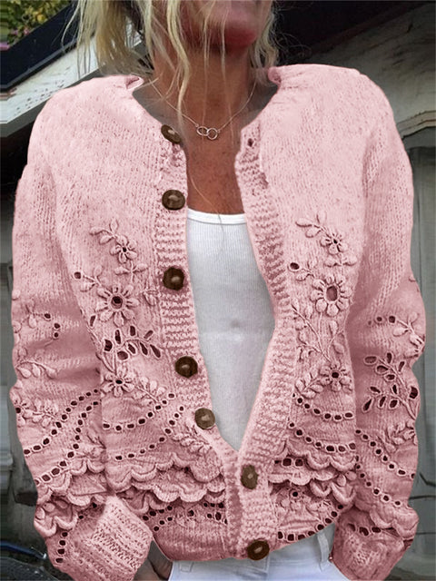 New cardigan knitted jacket women's clothing early spring and autumn source work m301722