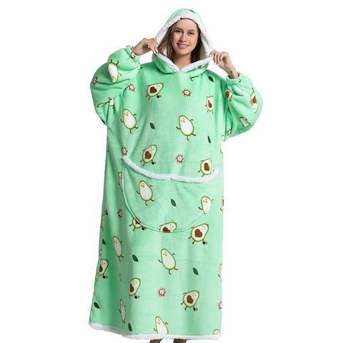 New animal cartoon cold suit thickened flannel lamb wool pajamas m302152