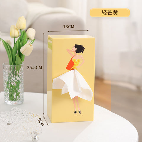 Paper storage box Home living room Dining table Modern simple multi-functional paper box m5010684