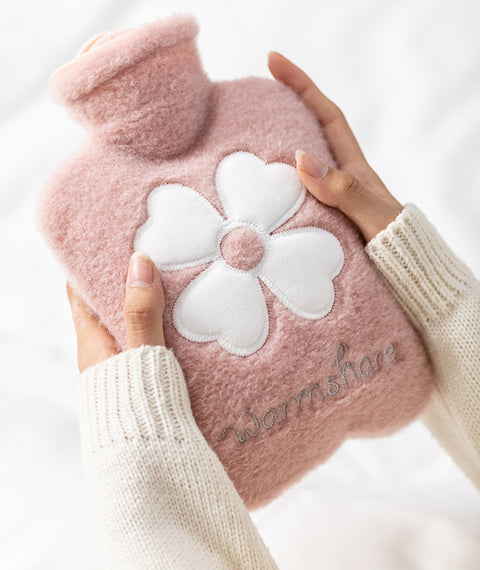 Cartoon plush hot water bag explosion-proof water injection bag m3330670