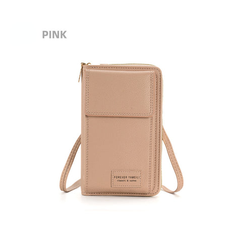 Women's Mobile Phone Bag Wallet Multifunctional Shoulder Bag PU Leather Crossbody Bag Tide m5010667