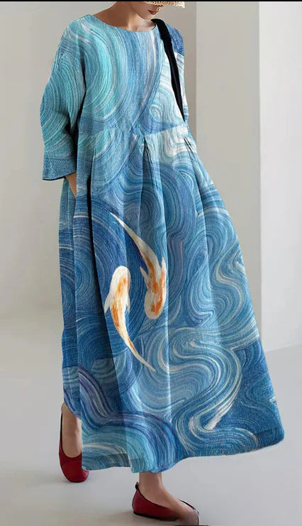 Crew neck sweet women's dress new dress m301069