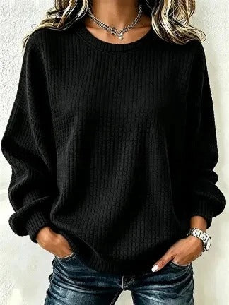 Pull ample à manches longues col rond m303082