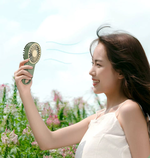 Handheld foldable desktop USB charging small fan m3330717