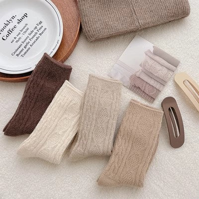 Cashmere pile socks women add cashmere thick warm stockings in autumn and winter m1915010467